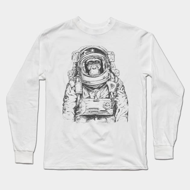 ASTRONAUTA MONO Long Sleeve T-Shirt by FREESA